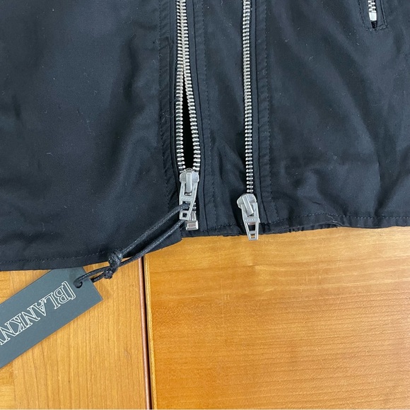 Blank NYC NWT black moto jacket with double zipper Large - Picture 12 of 15